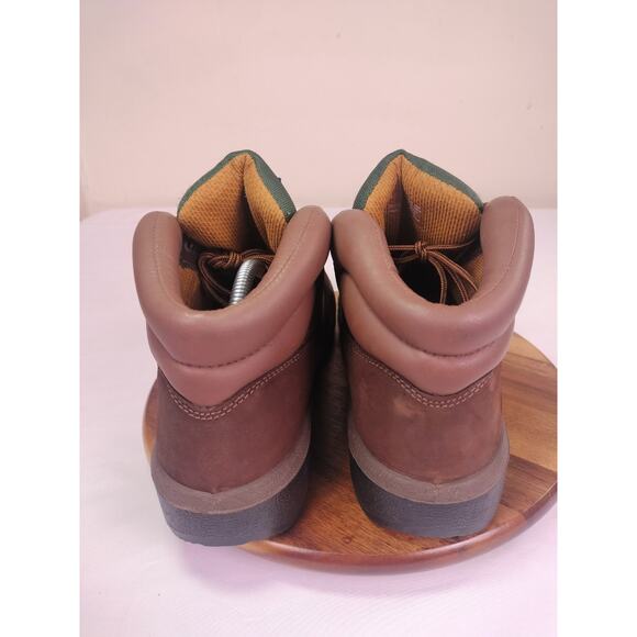 Timberland Hiking Boots 6530A Mens 9.5 Brown Green Urban Trail Beef & Broccoli - Picture 5 of 9